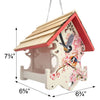 Love Nest Bird Feeder, Cherry Blossom/Chickadee