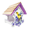 Love Nest Bird Feeder, Goldfinch w/Clematis
