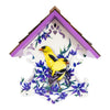Love Nest Bird Feeder, Goldfinch w/Clematis