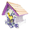 Love Nest Bird Feeder, Goldfinch w/Clematis