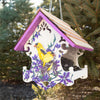 Love Nest Bird Feeder, Goldfinch w/Clematis