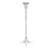 Classic Tall Pedestal with Auger, White, 5'