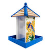Townhouse Bird Feeder, Bluebirds w/Camellia