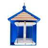 Townhouse Bird Feeder, Bluebirds w/Camellia