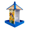 Townhouse Bird Feeder, Bluebirds w/Camellia
