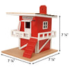 South Padre Island Lifeguard Shack w/Texas Flag Bird House