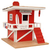 South Padre Island Lifeguard Shack w/Texas Flag Bird House