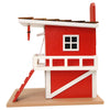 South Padre Island Lifeguard Shack w/Texas Flag Bird House