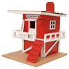 South Padre Island Lifeguard Shack w/Texas Flag Bird House