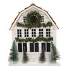 Holly Cottage White Bird House - BirdHousesAndBaths.com
