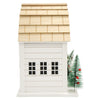 Holly Cottage White Bird House - BirdHousesAndBaths.com