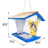Happy Hopper Bird Feeder, Bluebird with Camellia