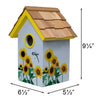 Standard Bird Cottage, Sunflower Print