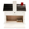 Holiday Ski Chalet Bird House with LEDs - BirdHousesAndBaths.com