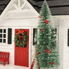 Holiday Ski Chalet Bird House with LEDs - BirdHousesAndBaths.com