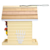 Potting Shed Bird Feeder, Rectangular, Yellow
