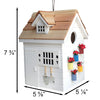 Potting Shed Bird House, White
