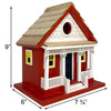 Capitola Cottage Bird House, Red
