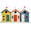 Brighton Beach Huts Condo Bird House - BirdHousesAndBaths.com