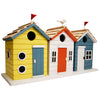 Brighton Beach Huts Condo Bird House - BirdHousesAndBaths.com
