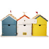 Brighton Beach Huts Condo Bird House - BirdHousesAndBaths.com