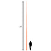 Fiberglass Telescoping Kite Pole, Orange, 31'