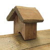 Rustic Wreath Blue Bird Shelter - BirdHousesAndBaths.com