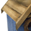 Rustic Wreath Blue Bird Shelter - BirdHousesAndBaths.com