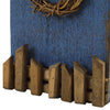 Rustic Wreath Blue Bird Shelter - BirdHousesAndBaths.com