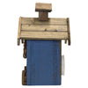 Rustic Wreath Blue Bird Shelter - BirdHousesAndBaths.com