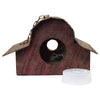 Rounded Red Retreat Bird House - BirdHousesAndBaths.com