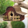 Rounded Red Retreat Bird House - BirdHousesAndBaths.com