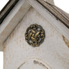 Country Chapel White Bird House - BirdHousesAndBaths.com