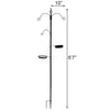 Essex Bird Feeding Station Kit, Black, 6'7" - BirdHousesAndBaths.com