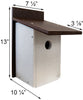 Premium Recycled Bluebird House by Prime Retreat - BirdHousesAndBaths.com