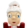 GIANT Nutcracker Mrs. Claus Statue - BirdHousesAndBaths.com