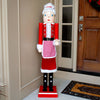 GIANT Nutcracker Mrs. Claus Statue - BirdHousesAndBaths.com