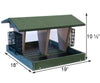 Large Double Hopper Seed and Suet Feeder