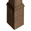 Decorative Mounting Post, Espresso - 5'