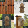 Uncle Dunkel's Bark Clad Ultimate Bluebird House - BirdHousesAndBaths.com