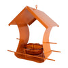 Orange Metal Six Station Oriole Feeder
