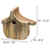 Rustic Cedar Handcrafted Bluebird House - BirdHousesAndBaths.com
