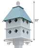 Manor Bird House with Verdigris Roof - BirdHousesAndBaths.com