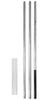Purple Martin Aluminum Pole for 8 Gourds, 4 Over 4 - BirdHousesAndBaths.com