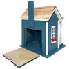 Bristol Cottage Bird House, Blue - BirdHousesAndBaths.com