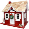 Christmas Cape Bird House with LEDs - BirdHousesAndBaths.com