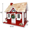 Christmas Cape Bird House with LEDs - BirdHousesAndBaths.com