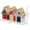 Dockside Trio Cabins Bird House - BirdHousesAndBaths.com
