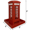 Telephone Booth Bird Feeder - BirdHousesAndBaths.com