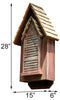 Bat House, Victorian, Two Chamber, 100 bats, Red - BirdHousesAndBaths.com